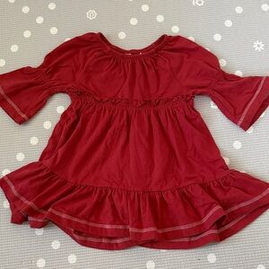 Matilda Jane Red Ruffle Kids Dress
